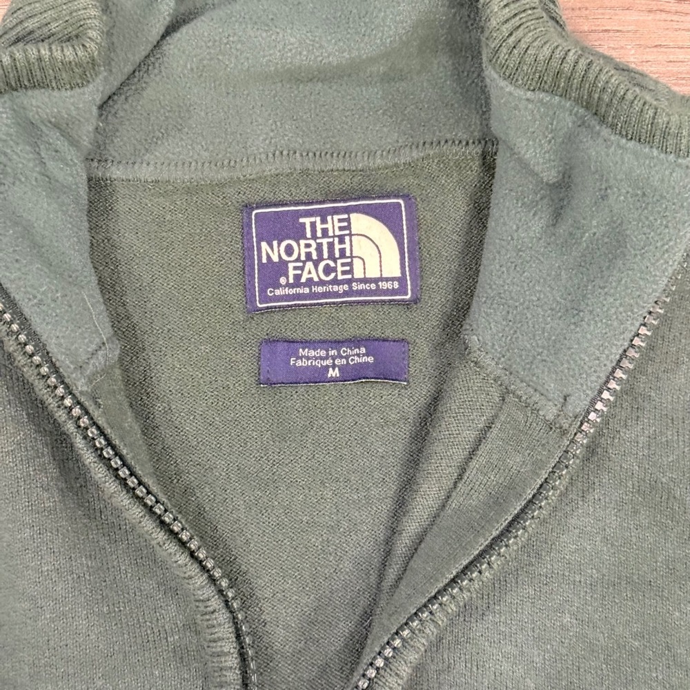 The North Face Mens Quarter Zip Pullover knit Sweater Casual Outdoors M - Picture 3 of 12